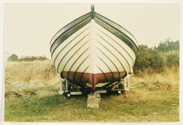Photograph of a herring skiff, 'Anna', taken at Kilkeel, Co. Down