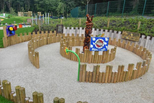 Photo of play area for children with sensory needs at Stormont Estate, Belfast