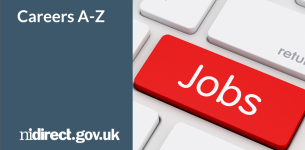 Image of a computer keyboard with a red coloured key displaying the word 'jobs'.
