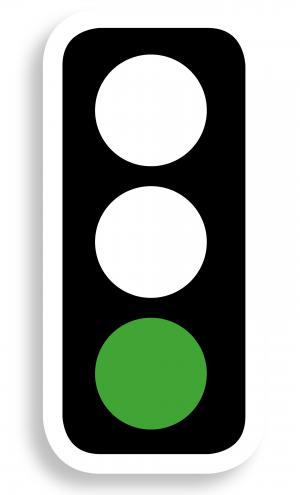 green traffic light