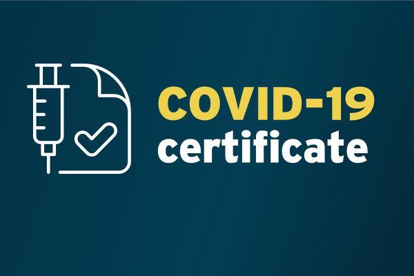 COVID-19 certificate