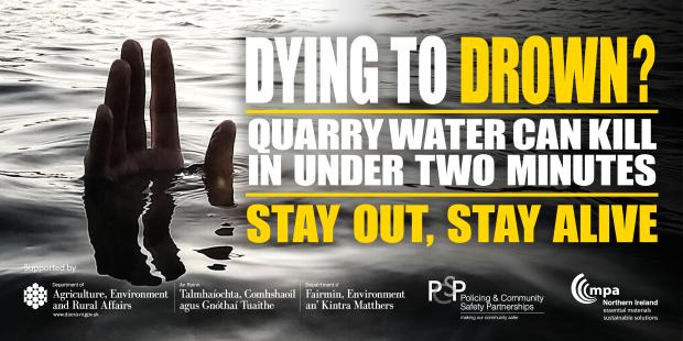 Quarry water can kill in under two minutes