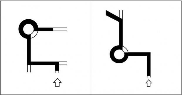 Example of an independent driving diagram