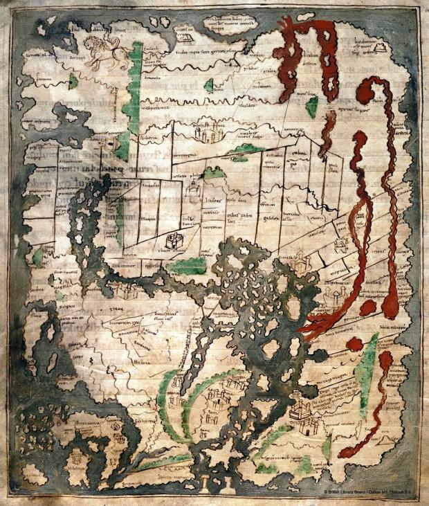 World Map, 1025, British Library World Map, 1025, British Library