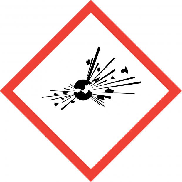 Chemical symbol for explosive