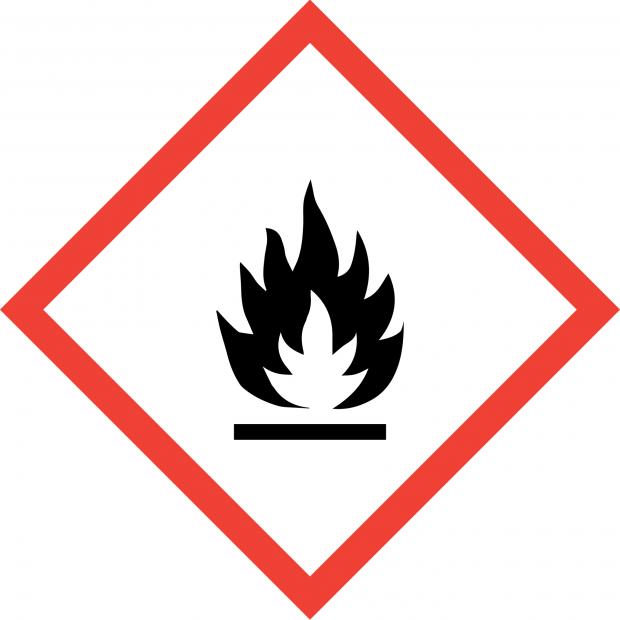 Chemical symbol for flammable