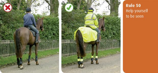 Rule 50 - help yourself be seen Highway Code for Northern Ireland rule 50 - help yourself be seen