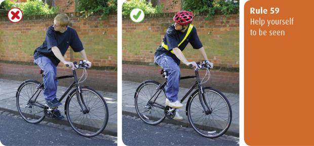Rule 59 - help yourself be seen Highway Code for Northern Ireland rule 59 - help yourself be seen