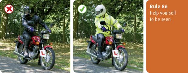 Highway Code for Northern Ireland rule 86 - help yourself to be seen