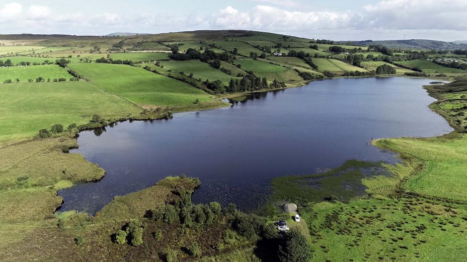 Enjoy fishing for brown trout at Lough Ash in Northern Ireland