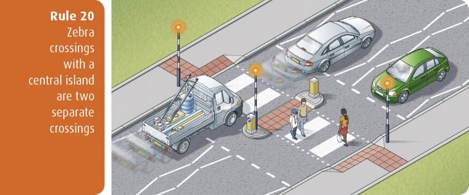 Rules for pedestrians (1 to 35)